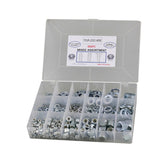 Securefix - Nuts & Washers - Nyloc Nuts Imperial UNF, Flat & Spring Washer - 665 pc | SF665MIXUNF